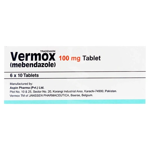 Vermox (100mg) 60 Tablets