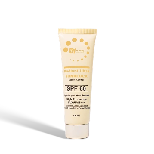 Radiant Ultra (Spf 60) Sebum Control (40Ml) Sunblock Cream