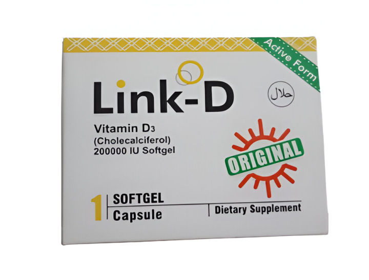 Link D (Vitamin D3 200,000Iu) Softgel 1 S