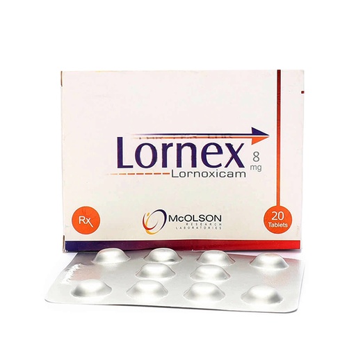 Lornex 8mg (20 Tablet / Pack)