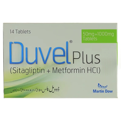 Duvel Plus Xr 50/1000mg Tab 14s