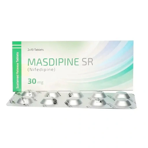 Masdipine Sr (30Mg) 20 Tablets