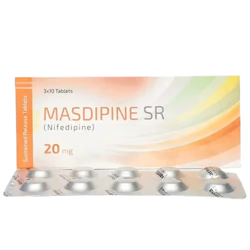 Masdipine Sr (20mg) 30 Tablets