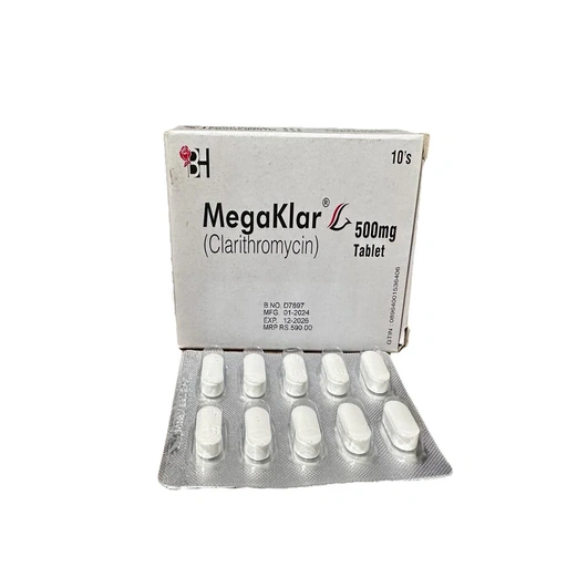 Megaklar (500mg) 10 Tablets