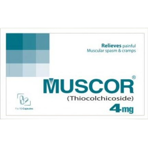 Muscor (4mg) 10 Capsules