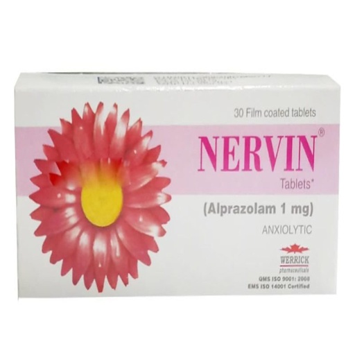 Nervin 1mg Tab (30s) N/E