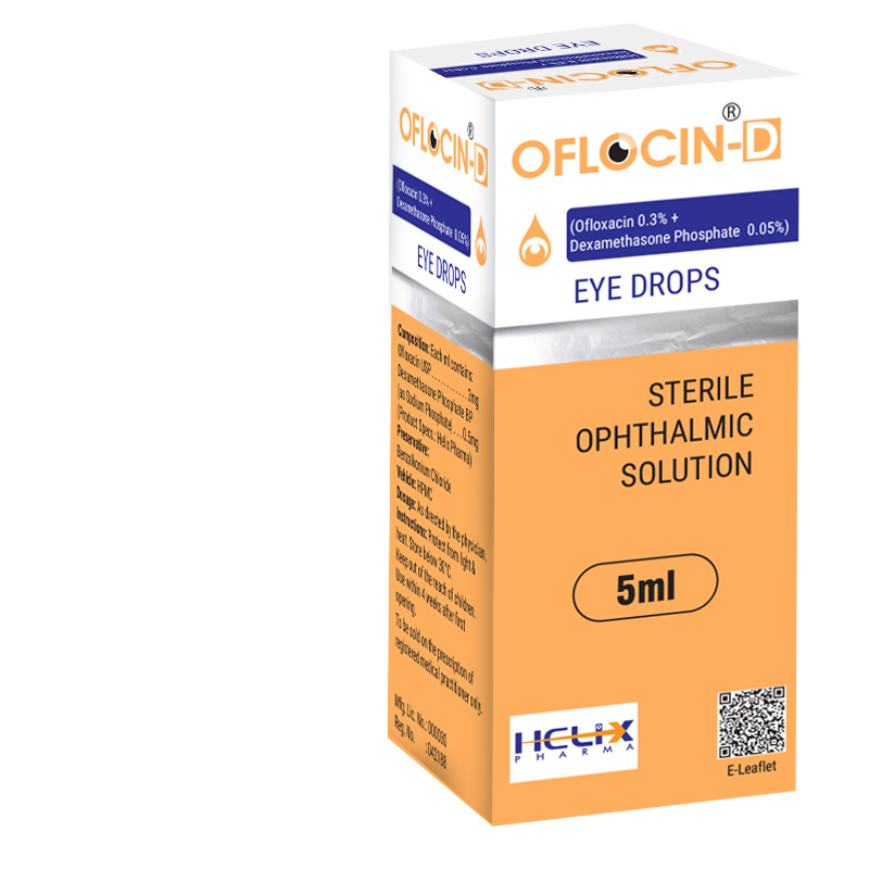 Oflocin D (0.3/0.05%) 5Ml Eye Drops