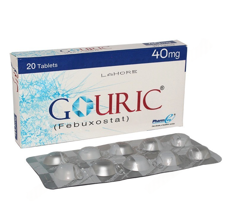 Gouric Tablets 40Mg (1 Box = 2 Strips) (1 Strip = 10 Tablets)