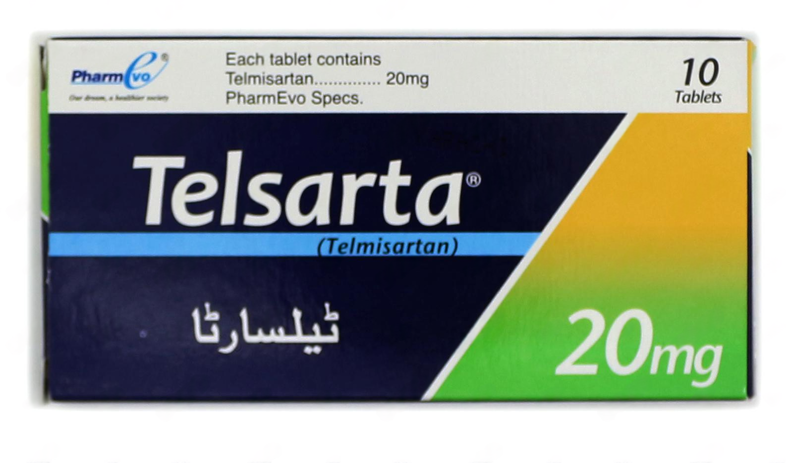 Telsarta Tablets 20Mg (1 Box = 1 Strip)(1 Strip = 10 Tablets)