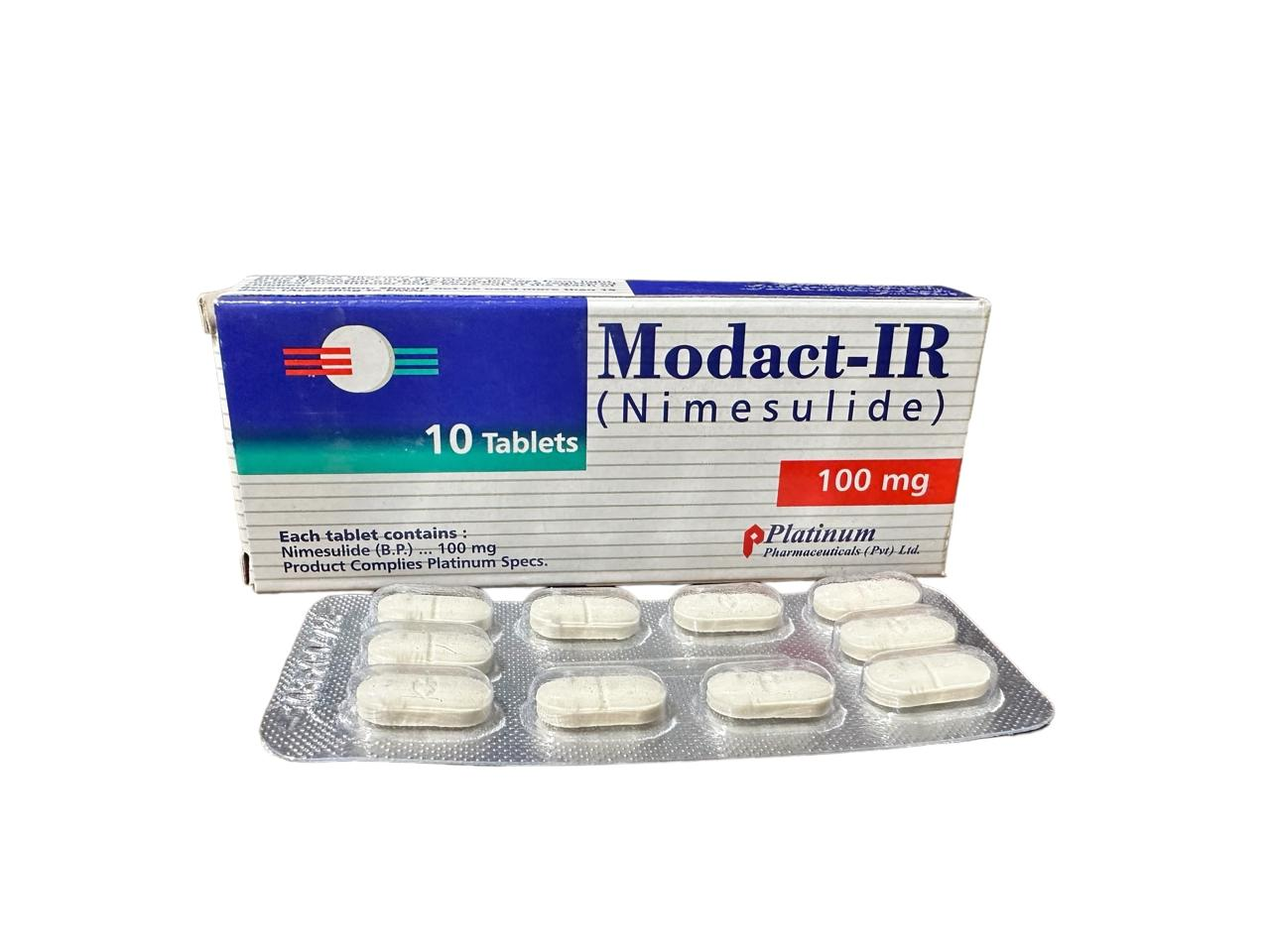 Modact-Ir Tablets 100Mg (1 Box = 2 Strip) (1 Strip = 10 Tablets)