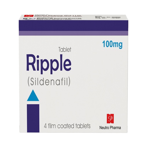 Ripple 100mg Tab 4s