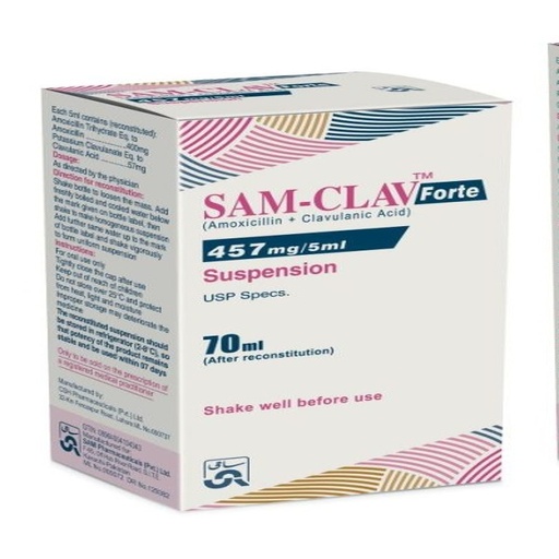 Sam Clav Forte 457mg Susp
