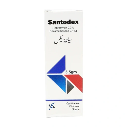 Santodex (0.3/0.1%) 3.5g Eye Ointment