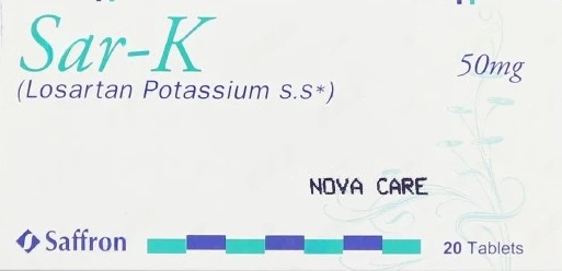 Sar K 50mg Tab 20s