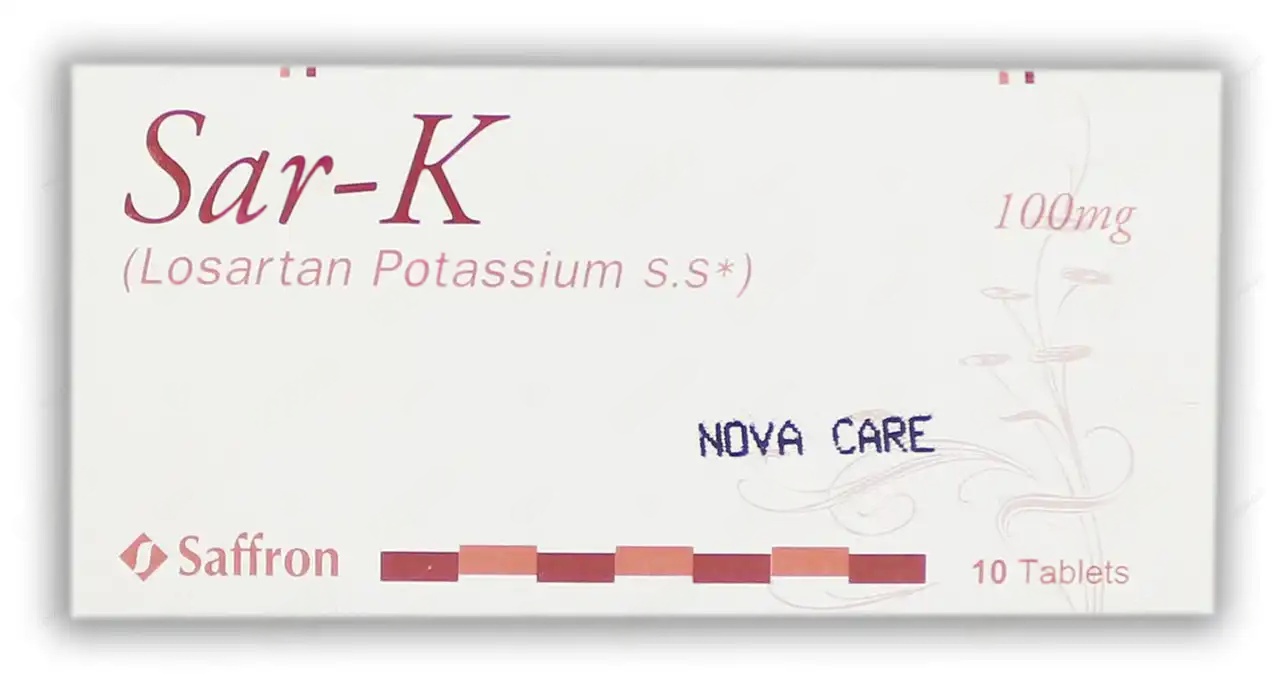 Sar K 100mg Tab 10s