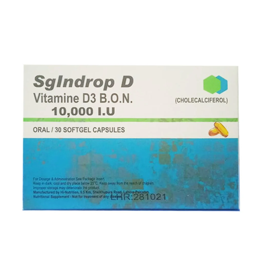 Sgindrop D (10,000Iu) 30 Capsules