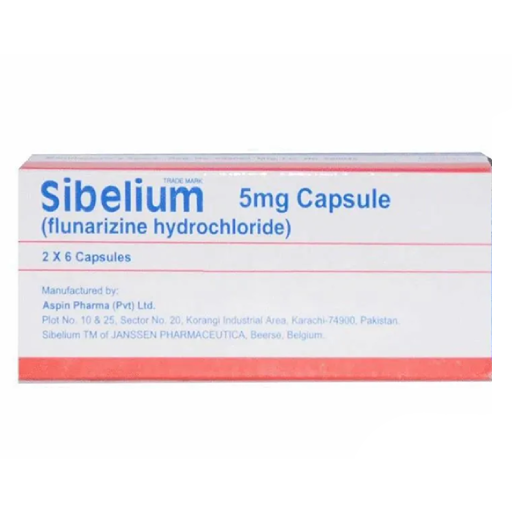 Sibelium (5Mg) 12 Capsules