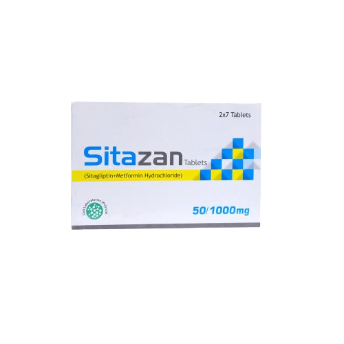 Sitazan (50/1000mg) 14 Tablets