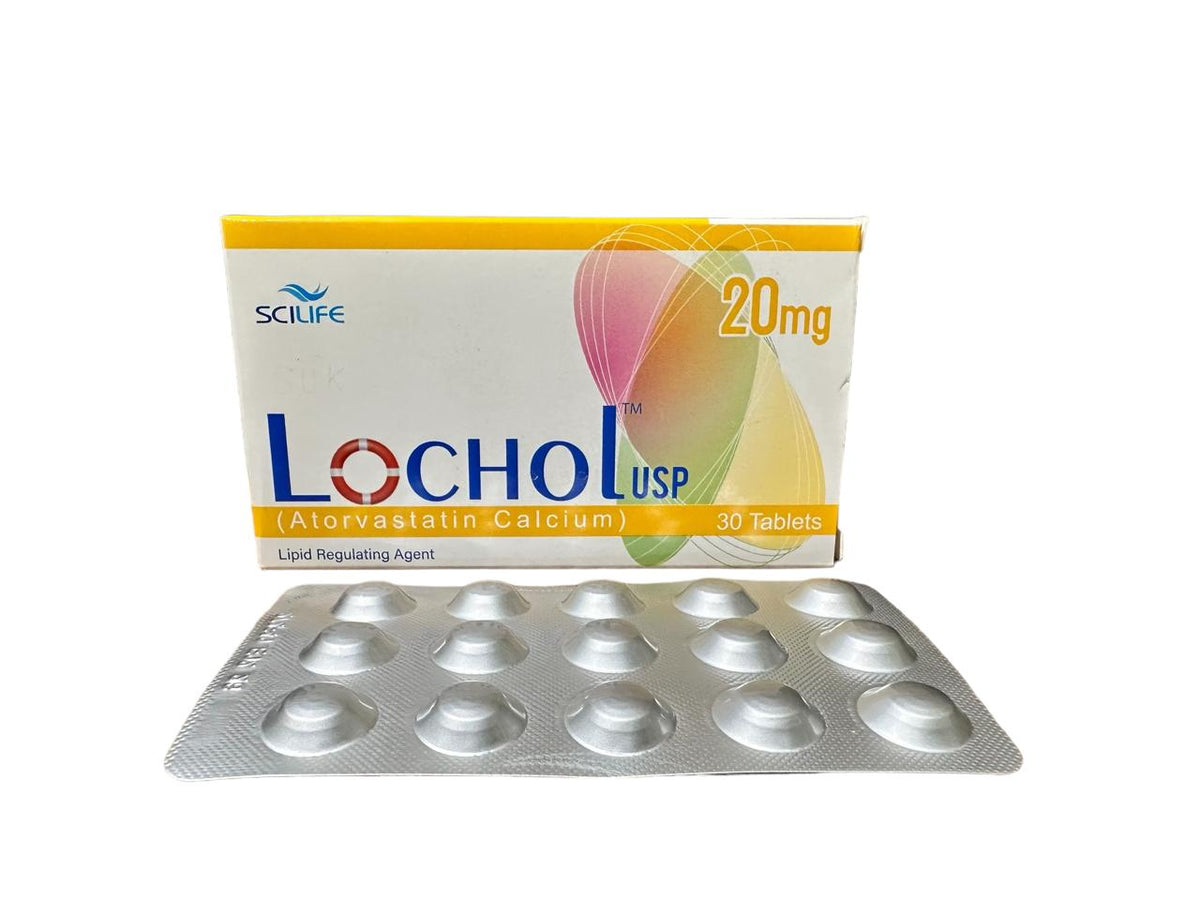 Lochol Tablets 20Mg (1 Strip = 15 Tablets)