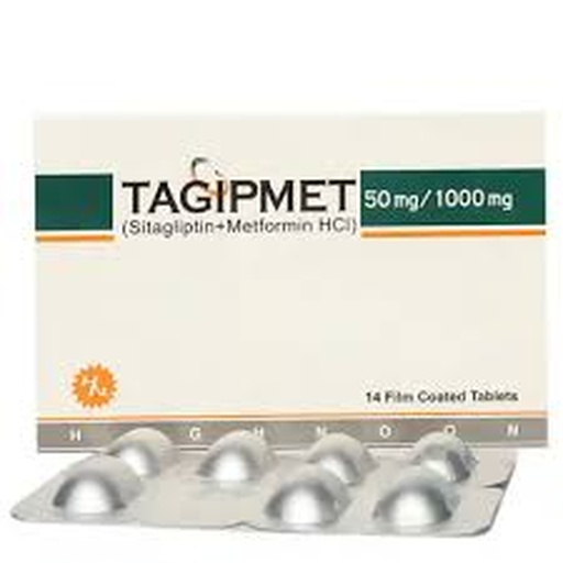 Tagipmet (50/1000Mg) 20 Tablets