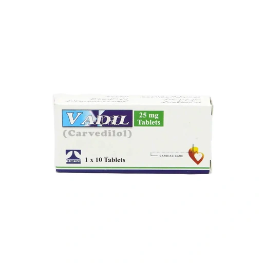 Vadil (25mg) 10 Tab
