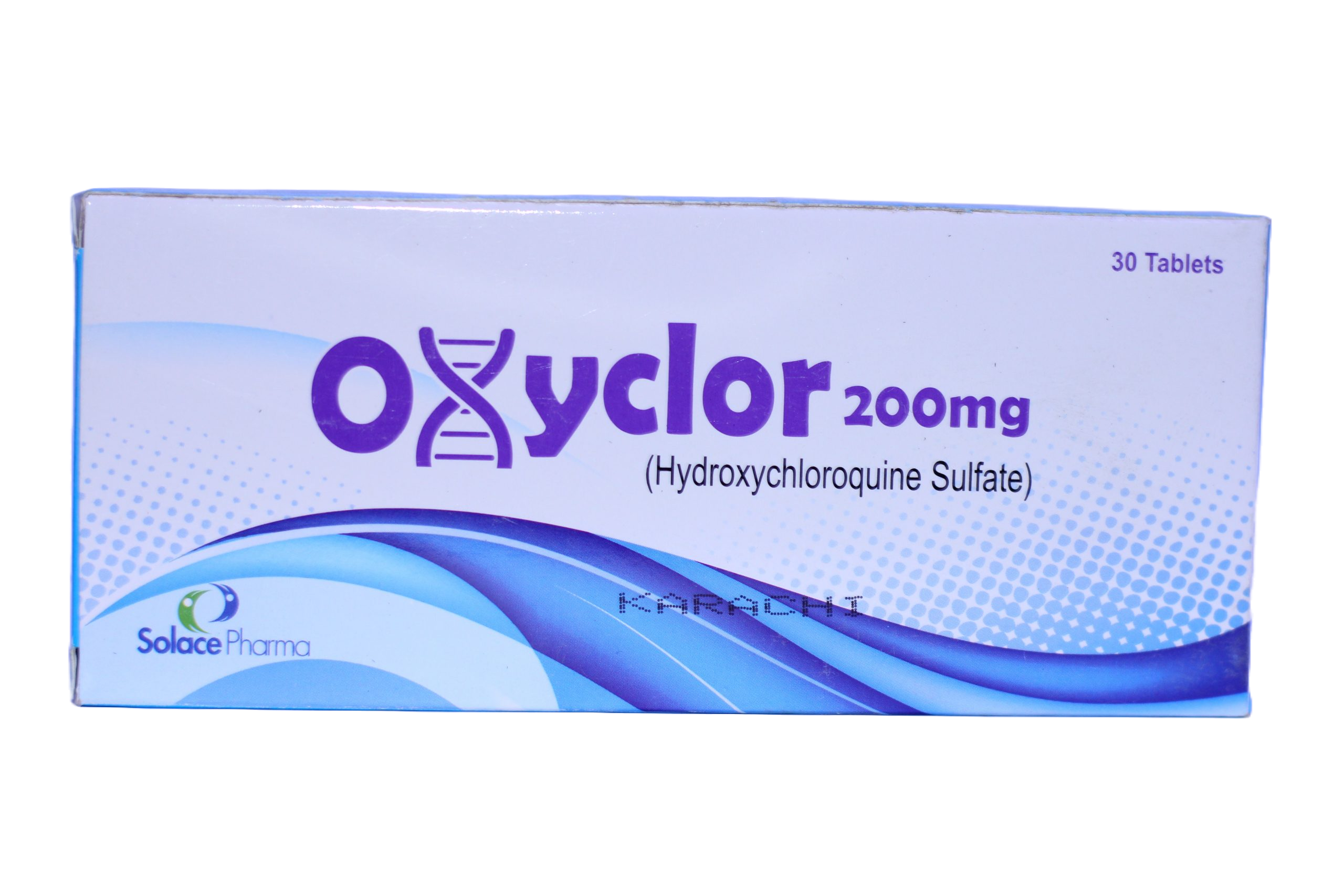 Oxyclor Tablets 200Mg (1 Box = 3 Strips) (1 Strip = 10 Tablets)