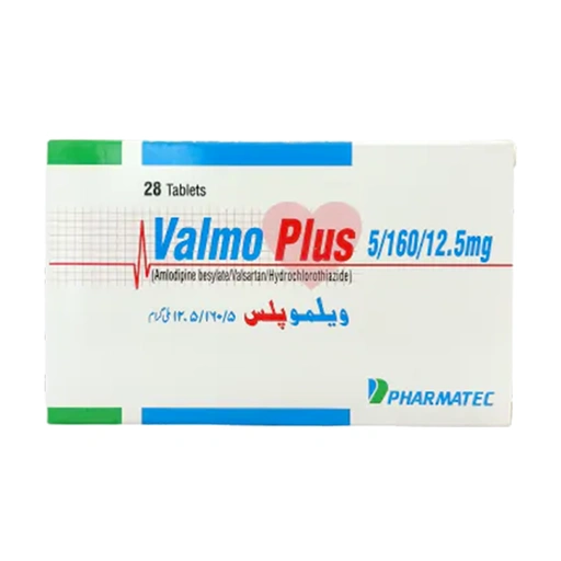 Valmo Plus 5/160/12.5mg (28 Tablet / Pack)