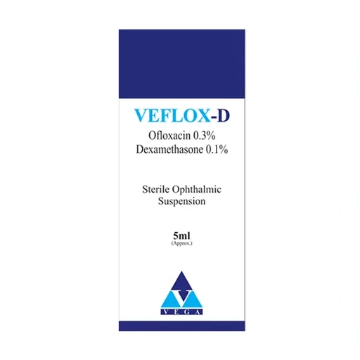 Veflox D (0.3/0.1%) 5Ml Eye Suspension