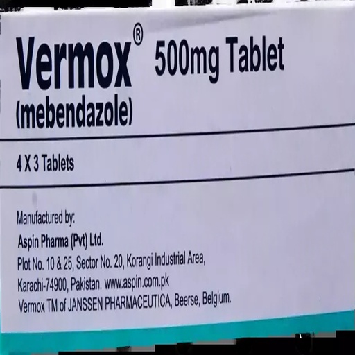 Vermox (500mg) 12 Tablets