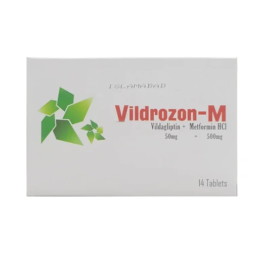 Vildrozon 50/500mg Tab 14s