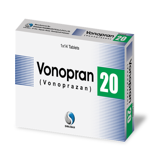 Vonopran 20mg Tab 14s