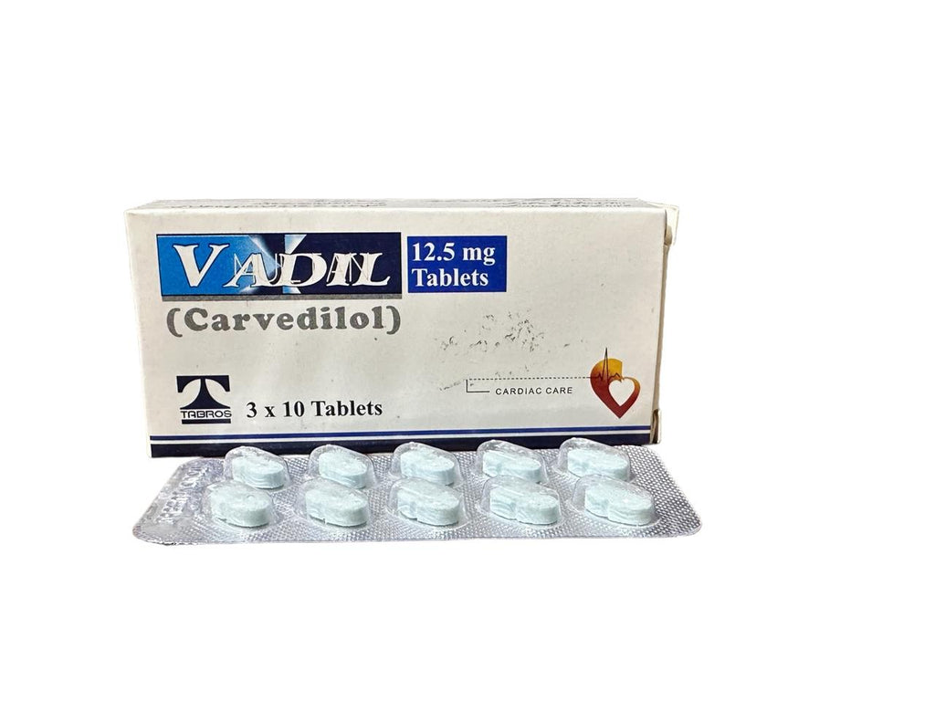 Vadil Tablets 12.5Mg (1 Strip = 10 Tablets)
