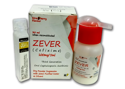 Zever 100mg Syp 30Ml