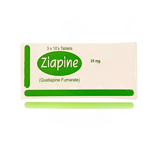 Ziapine (25mg) 30 Tablets