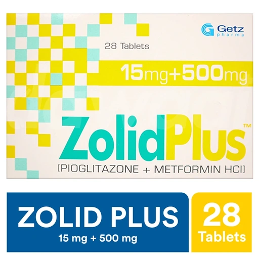 Zolid Plus (15/500mg) 28 Tablets