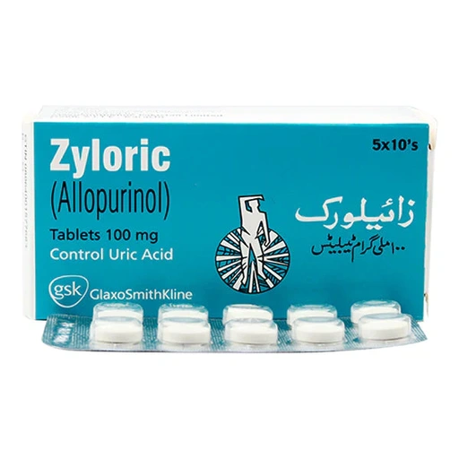 Zyloric (100Mg) 50 Tablets