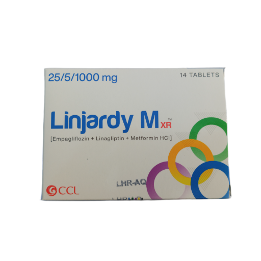Linjardy Mxr (25/5/1000Mg) 14 Tablets