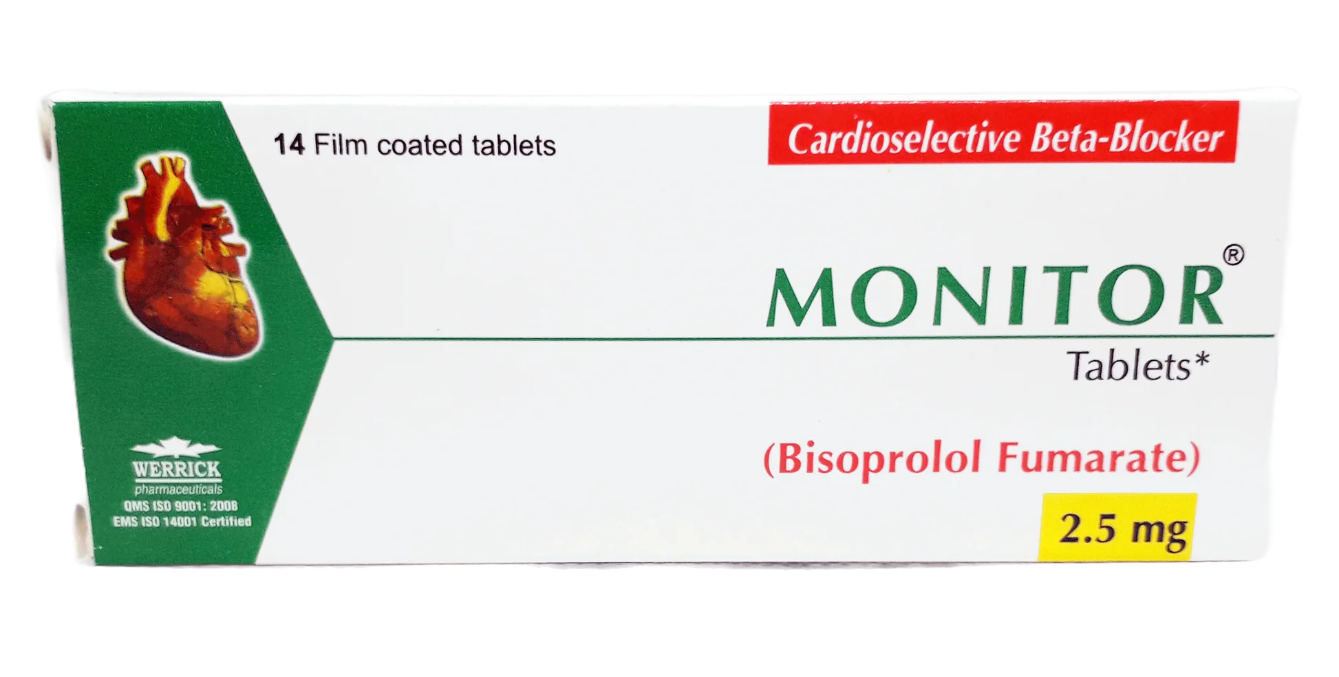 Monitor Tablets 2.5Mg (1 Box = 2 Strips) (1 Strip = 7 Tablets)