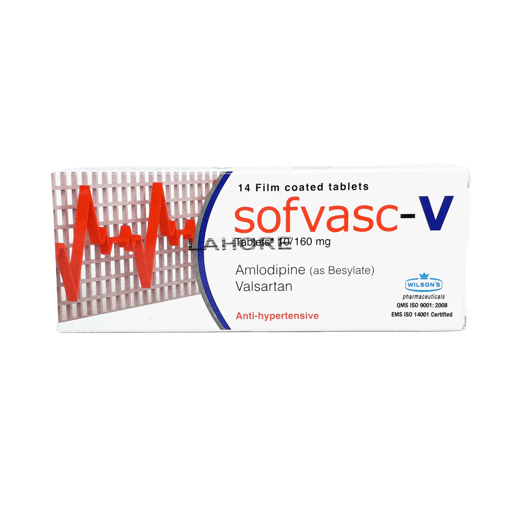 Sofvasc-V Tablets 10/160Mg (1 Box = 1 Strip)(1 Strip = 14 Tablets)