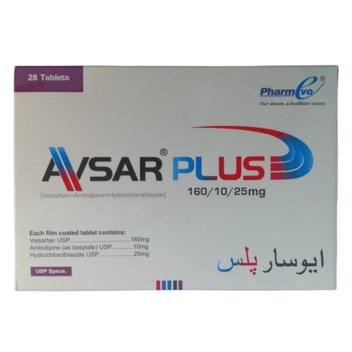 Avsar Plus (0320/10/25mg) 28 Tablets