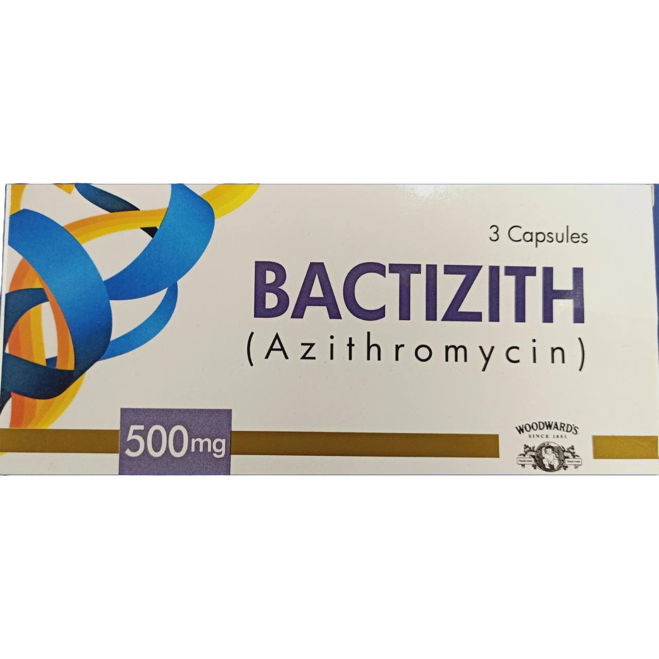 Bactizith Capsules 500Mg (1 Box = 1 Strip)(1 Strip = 3 Capsules)