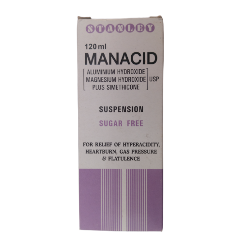 Manacid (215/80/25mg) 120Ml Suspension
