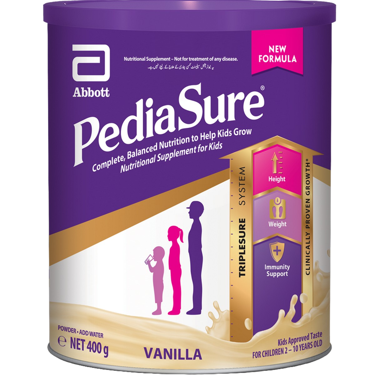 Pediasure Triplesure Vanilla Milk Powder (400g)