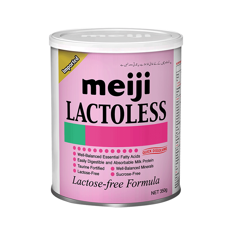 Meiji Lactoless Lactose Free Formula Milk Powder 350G