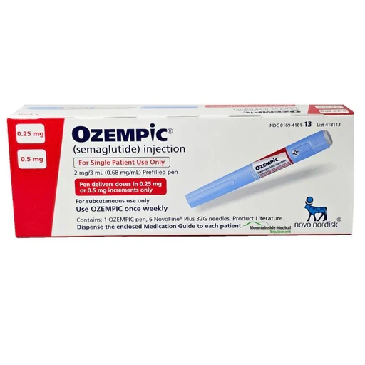 Ozempic 0.25 mg, 0.5 mg Pen