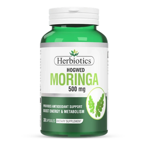 Hb Hogwed Moringa 500mg 30 Capsules