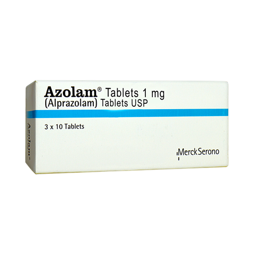 Azolam (1mg) 30 Tablets