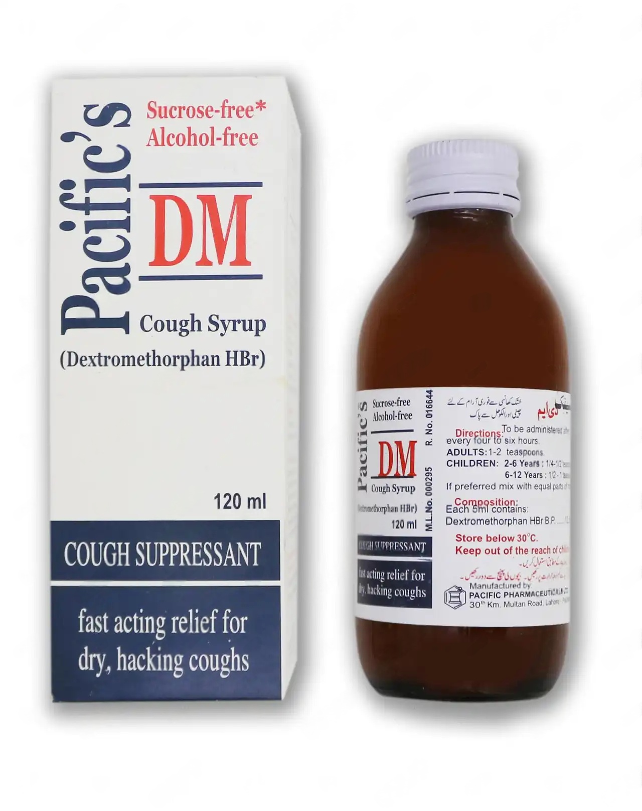 Pacific Dm (12.5mg/5Ml) 120Ml Cough Syrup