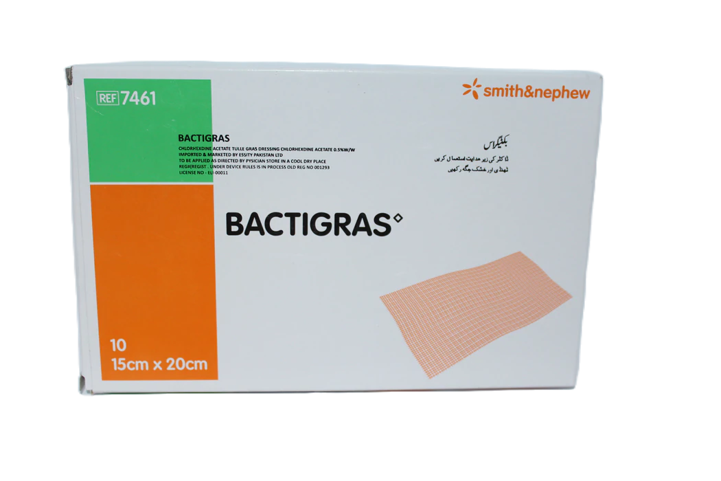 Bactigras Antiseptic Dressing 15Cm X 20Cm