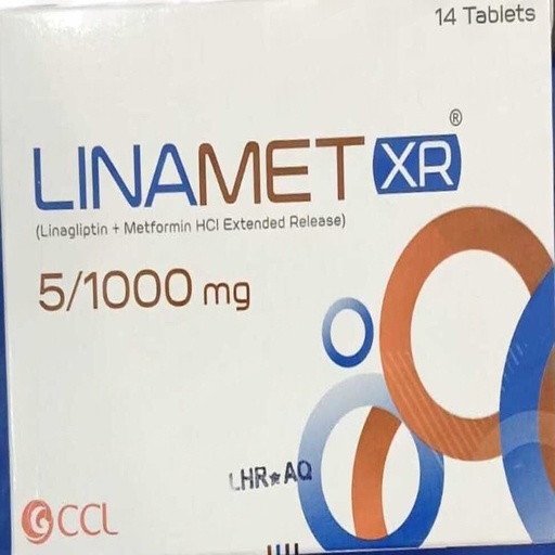 Lina Met Xr (5/1000)mg Tablets 14s